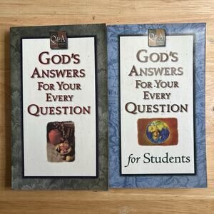 Gods Answers for Your Every Question for Students And Adults Set Of 2 Paperback